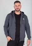 Толстовка BASIC HOODY Alpha Industries, цвет grey black - фото 4