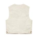 Жилет Supreme Patchwork Leather Cargo Vest, белый - фото 2