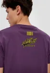 Футболка с принтом Qs, Lila - фото 4