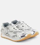 Кроссовки Orbit металлик Bottega Veneta, цвет silver white - фото