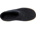 Слипперы Wool Slip-On Rubber Outsole Glerups, древесно-угольный - фото 2