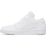 Кроссовки Wmns Air Jordan 1 Low Triple White, белый - фото 3