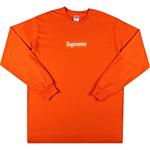 Лонгслив Supreme Box Logo, оранжевый - фото 2