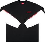 Лонгслив Supreme Inc. Paneled Long-Sleeve Top 'Black', черный - фото 2