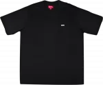 Футболка Supreme Reflective Small Box T-Shirt 'Black', черный - фото