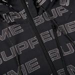 Куртка Supreme Logo Ripstop Hooded Track Jacket 'Black', черный - фото 3
