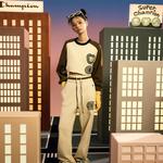 X POP MART Свитшот унисекс Champion, бежевый пэчворк - фото 2