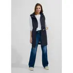 Длинный жилет Cecil с воротником с лацканами, синий - фото 3