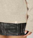 Свитер CALVIN KLEIN JEANS Loose fit, бежевый - фото 4