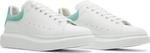 Кроссовки Alexander McQueen Oversized Sneaker White Teal, белый - фото 8