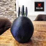 Подставка с 3 ножами Череп, черный - фото 7