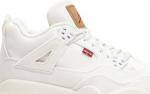 Кроссовки Levis x Air Jordan 4 Retro GS White Denim, белый - фото 2
