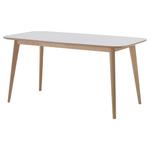 Стол IKEA, 150x85 см, цвет white/birch veneer - фото
