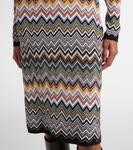 Платье миди с зигзагом Missoni, разноцветный - фото 5