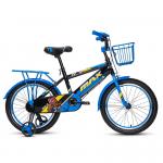 Велосипед детский MAX BIKE Solo 2 18", черный/синий - фото