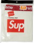Брюки Supreme x Hanes Thermal Pant (1 Pack) 'Natural', кремовый - фото