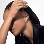 Серьги Messika So Move, розовое золото/бриллиант - фото 2