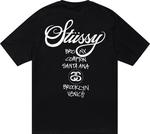 Футболка Stussy World Tour Tee 'Black', черный - фото 3