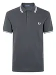 Поло с логотипом Fred Perry, зеленый - фото