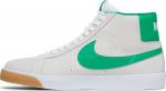 Кроссовки Nike Zoom Blazer Mid SB 'White Lucky Green', белый - фото 4
