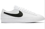 Кроссовки Nike Blazer Low Leather 'White Black' - фото 2
