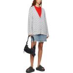 Свитер женский Balenciaga, серый - фото 5