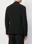 Креповый блейзер Yohji Yamamoto, черный - фото 4