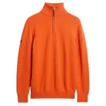Свитер Superdry M6110706A half zip, оранжевый - фото