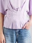 Блуза SELECTED SLFMATILDA, лавандовый - фото 2