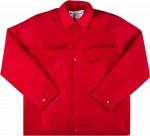 Куртка Supreme x Champion Label Coaches Jacket 'Red', красный - фото