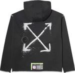 Худи Nike x Off-White Hoodie 'Black', черный - фото 3