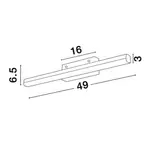 Настенный светильник Nova Luce, серебряный - фото 2