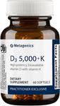Витамин D3 5000 МЕ с витамином K2 Metagenics, мягкие капсулы — 60 шт. - фото