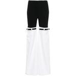 Брюки Coperni Hybrid Denim, черный/белый - фото