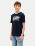 Футболка стандартного кроя Hawaii 12269916 Jack&Jones Junior, синий - фото