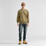 Свитшот мужской CAT, хаки - фото 5