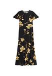 Платье New Look FLORAL PRINT TIERED MIDI, Black Pattern/Black - фото 5