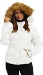 Куртка Wantdo Waterproof Hooded Faux Fur, белый - фото 3