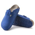 Сандалии-клоги Birkenstock Boston Suede Leather, синий - фото 4