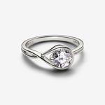Кольцо Pandora Infinite Lab-Grown Diamond, 1,00 карат, белое золото/бриллиант - фото 2
