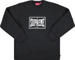 Толстовка Supreme Warm Up Crewneck 'Black', черный - фото 2