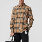 Мужская рубашка Burberry, цвет Archive Beige - фото 3