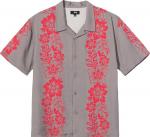 Рубашка Stussy Hawaiian Pattern Shirt 'Grey', серый - фото 2