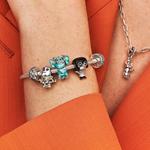 Pandora 925 Sterling Silver Beads Unisex Multicolor - фото 6