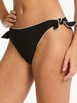 Трусики бикини Babylon Bow Tie Sea Level, Black - фото