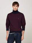 Свитер Tommy Hilfiger Regular Fit, бордо - фото