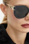 Солнцезащитные очки Michael Kors, черный - фото 7
