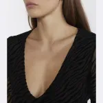 Тонкое подтянутое боди Desigual, черный - фото 3