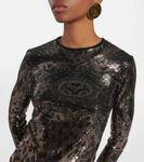 Топ-джерси с узором пейсли Etro - фото 4