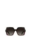 Солнцезащитные очки Longchamp Sunglasses, Transparent Gradient Burgundy/Red - фото 4